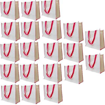 Bolsa Ecobag Sacola Ombro Compras Mercado Dobravel Kit 20 Uni Resistente Passeio