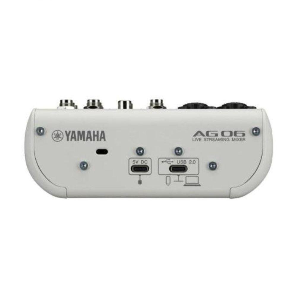 Mesa De Som Yamaha Ag06mk2 Branco - 2