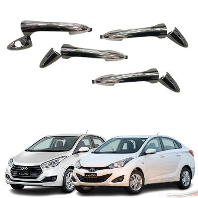 Kit Completo 4 Maçaneta Externa Cromada Hb20 Hb20s Até 2019