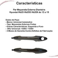 Par Maçaneta Externa Dianteira Hb20 Hb20s Hb20x De 12 A 19 - 3