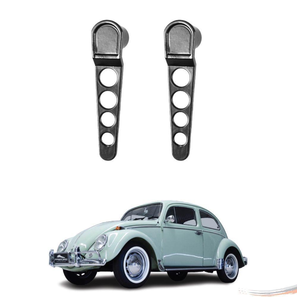 Par Maçaneta Interna Esportiva Preta Kombi G1 Fusca Até 77 - 1