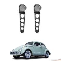 Par Maçaneta Interna Esportiva Preta Kombi G1 Fusca Até 77 - 1