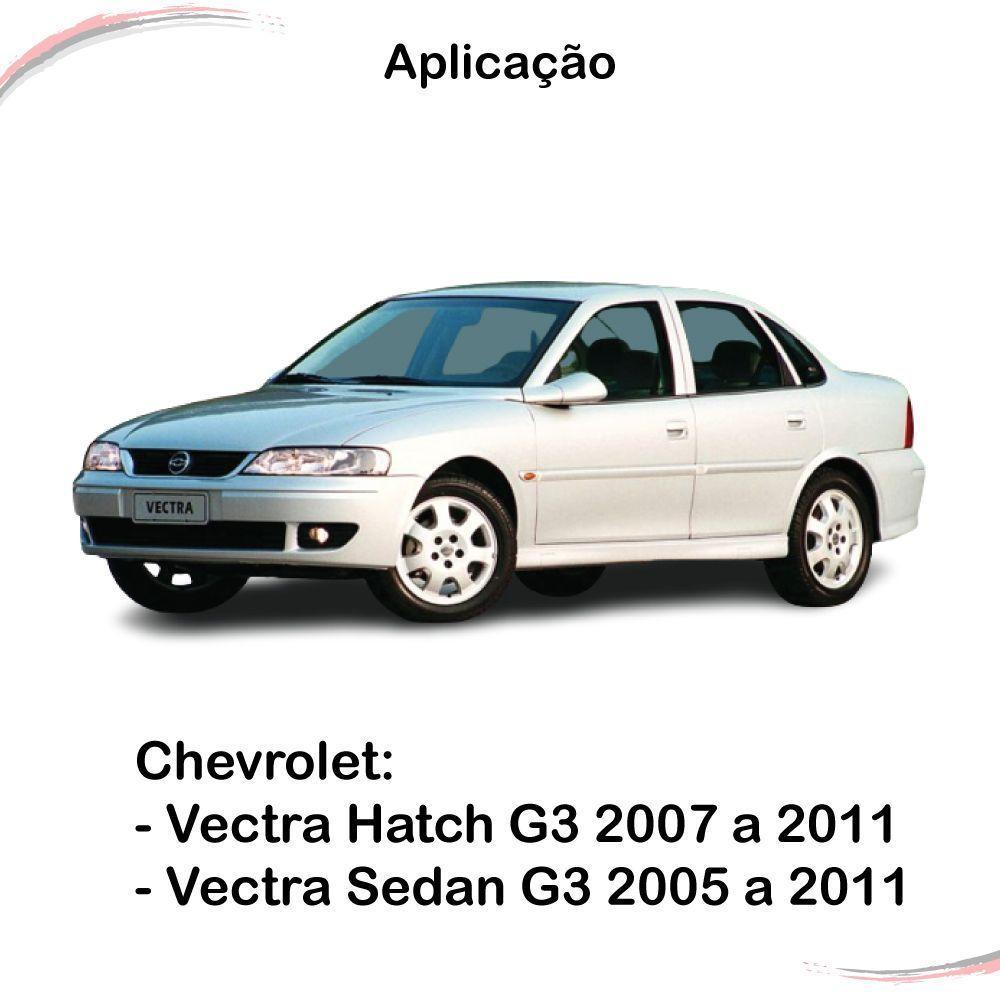 Kit Cabo Acio E Maçaneta Interna Diant Esq Vectra G3 05 A 11 - 2