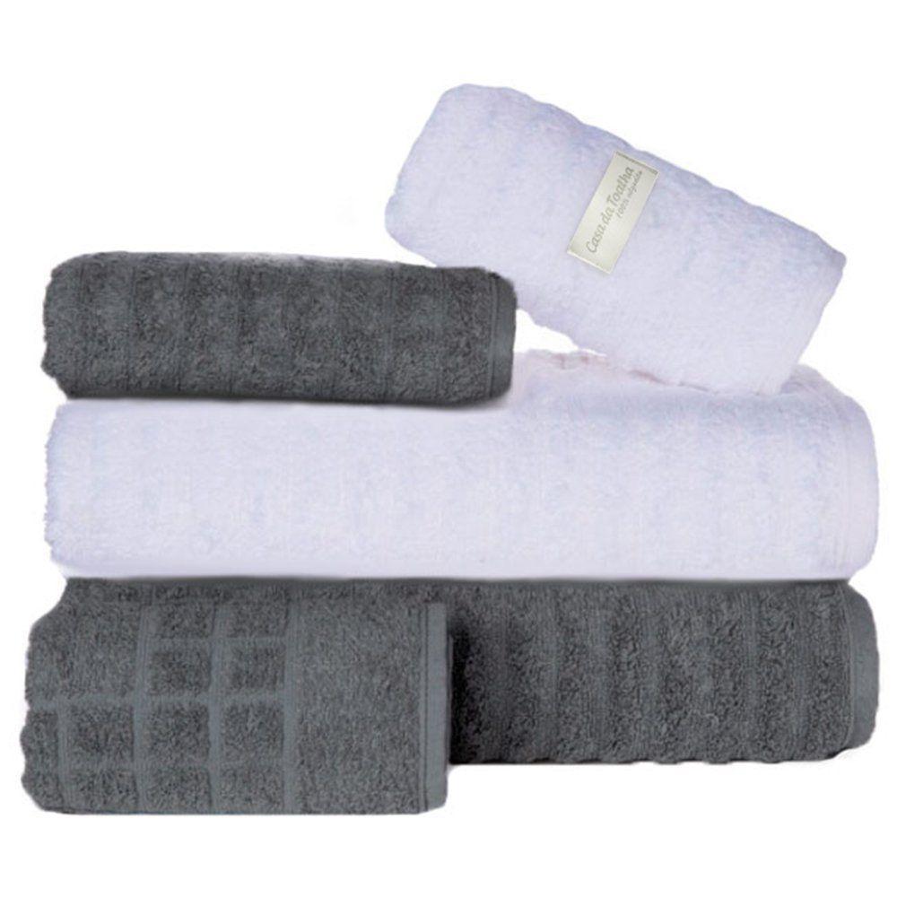 Toalha De Banho 100% Algodão Jogo De Toalha Gramatura 500 - 1