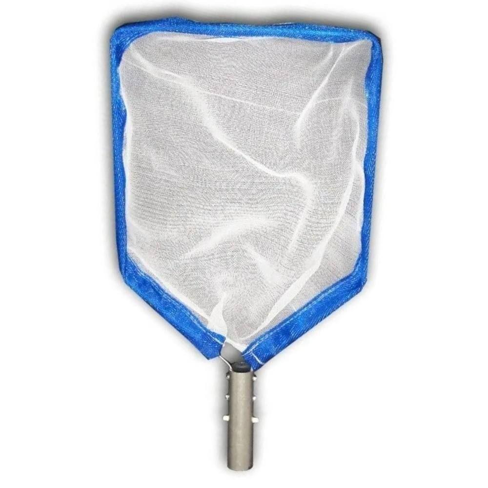 Peneira Para Piscina Com Armação Metálica Cata Folhas Encaixe Universal - 5