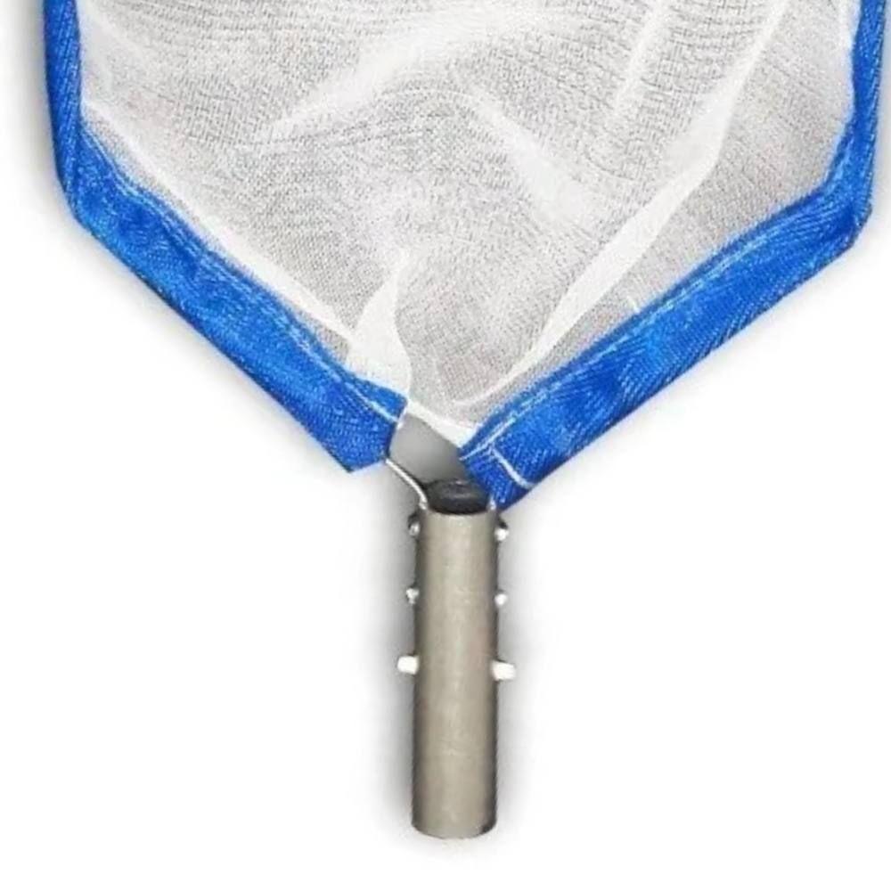 Peneira Para Piscina Com Armação Metálica Cata Folhas Encaixe Universal - 6