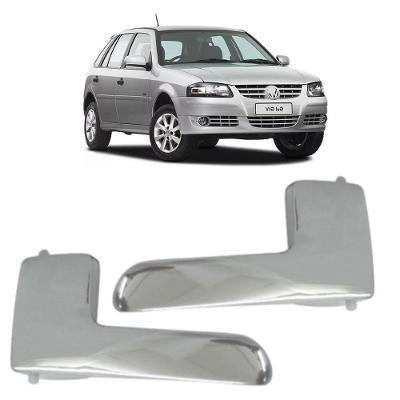 Par Maçaneta Interna Gol G4 Metal Cromado Fox De 2003 A 2009
