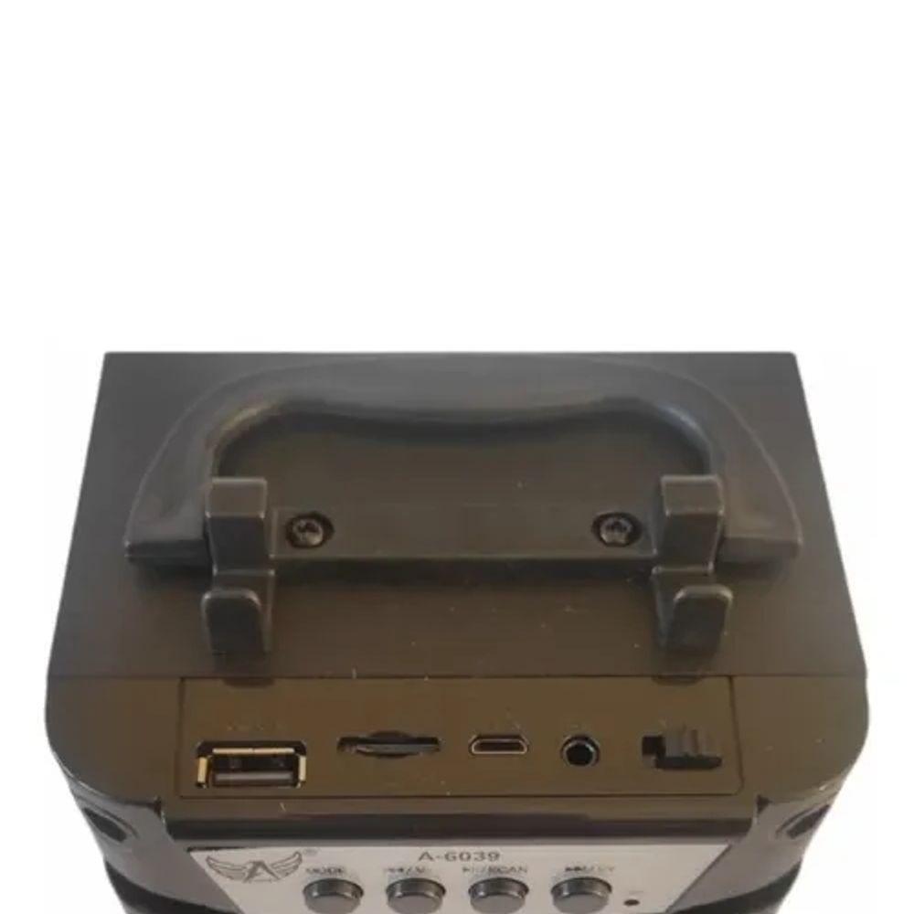 Caixa De Som Bluetooth Portátil Potente Usb Sd Recarregável - 1