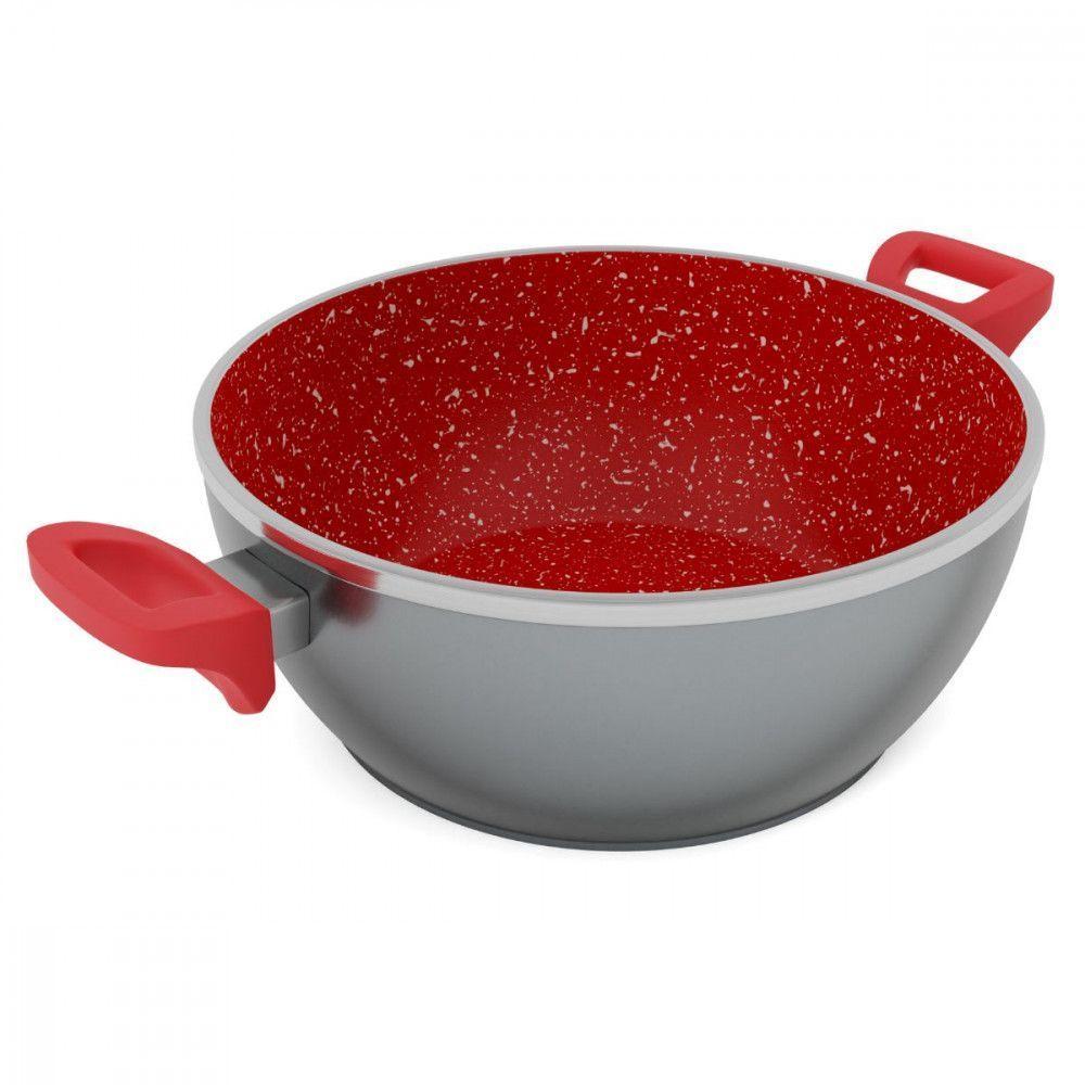 Panela Philco Pph280acr Redstone Com Tampa De Vidro 6,1l Cinza/vermelho - 2