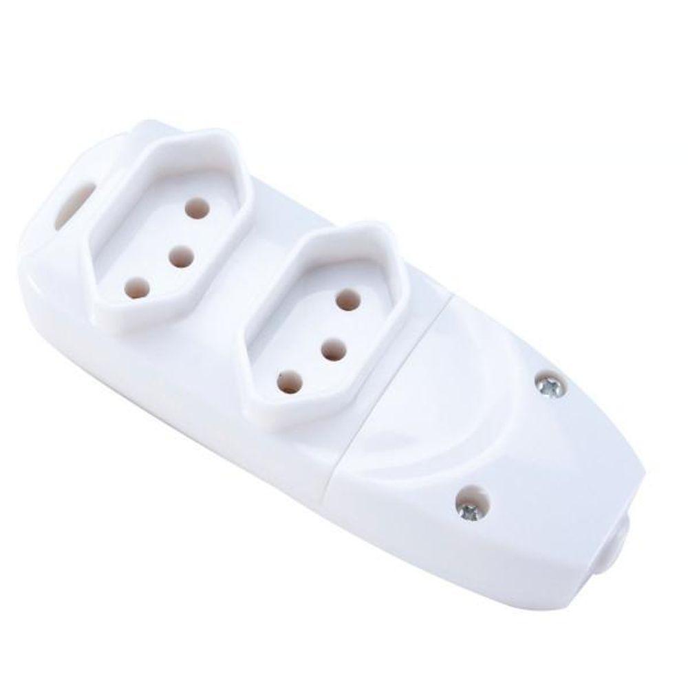 Tomada Múltipla 2 Tomadas 2p+t 10 A 250 V Tramontina - 1