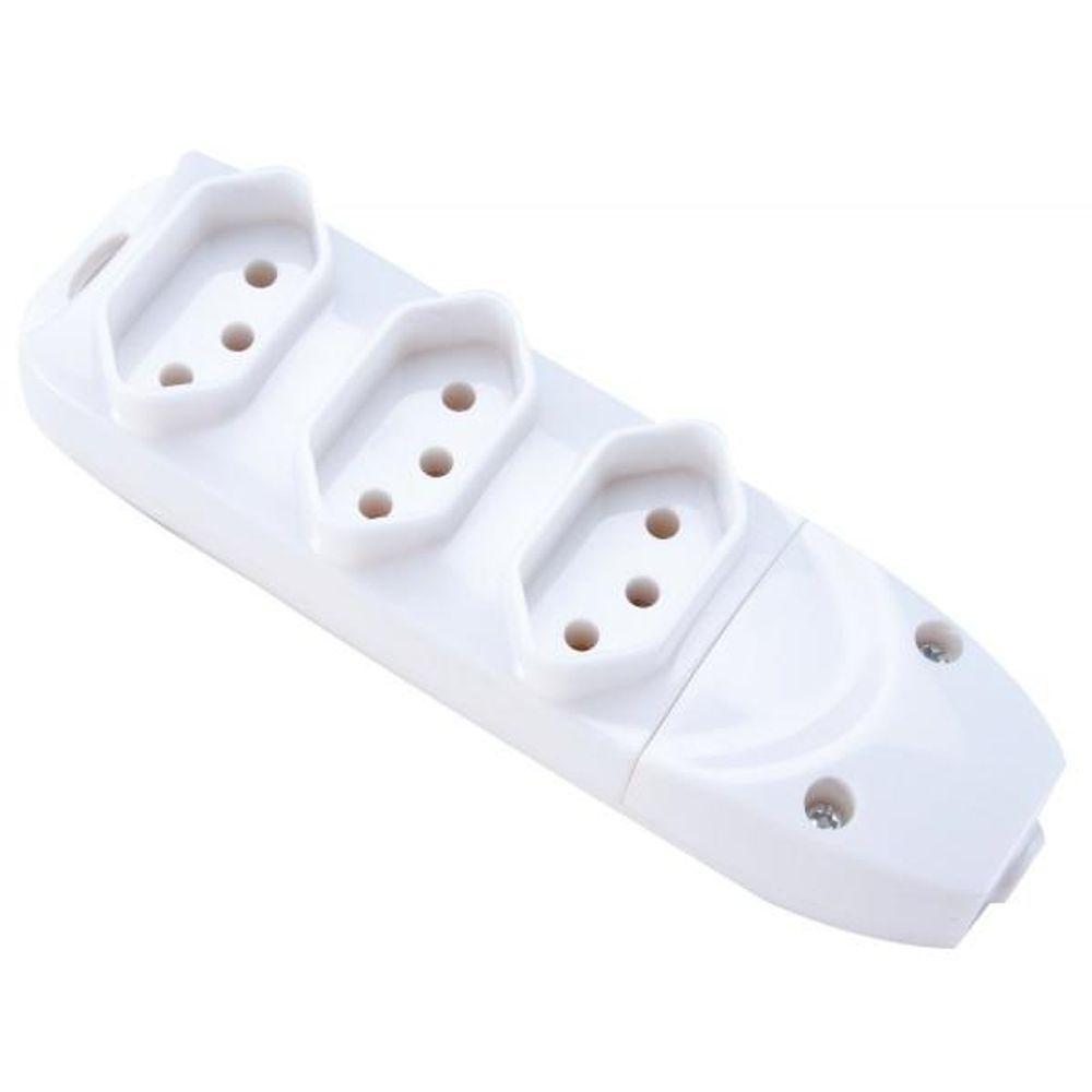 Tomada Múltipla 3 Tomadas 2p+t 10 A 250 V Tramontina - 1