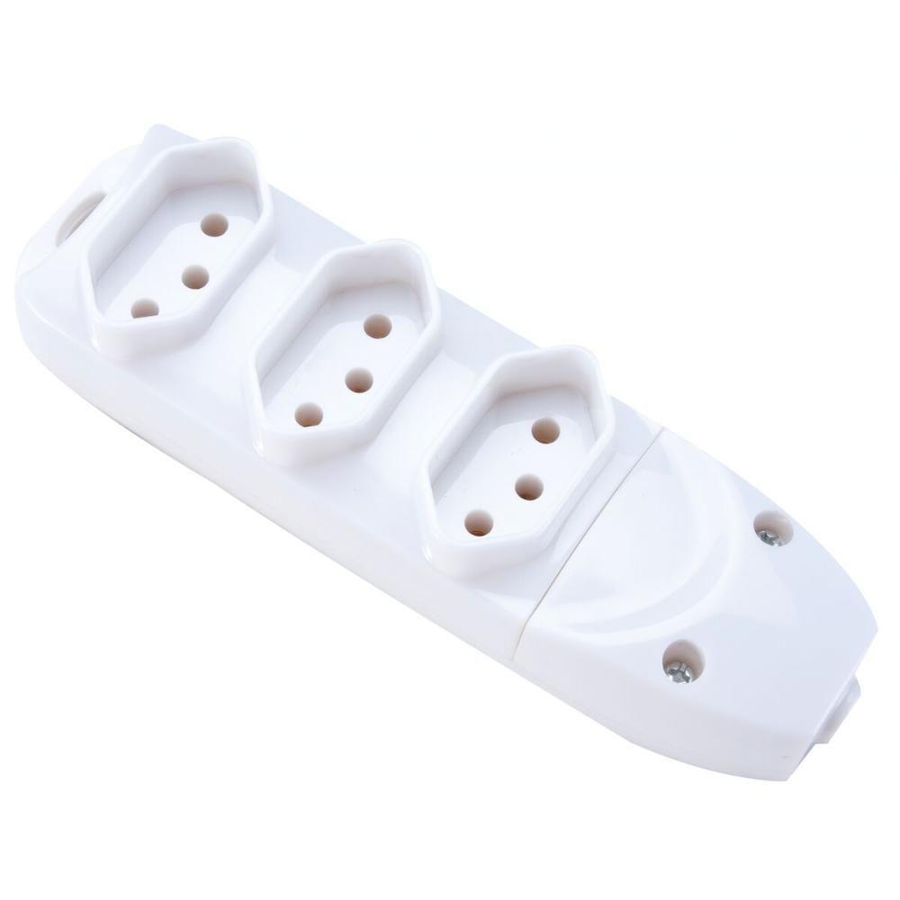 Tomada Múltipla 3 Tomadas 2p+t 10 A 250 V Tramontina - 3