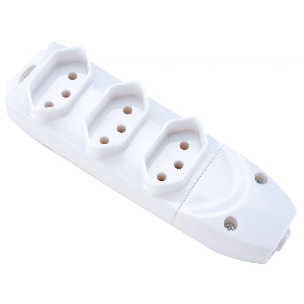 Tomada Múltipla 3 Tomadas 2p+t 10 A 250 V Tramontina - 4