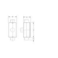 Condulete Fixo 1" Tipo "tb" - Sem Tampa - Rosca Bsp - Com Pintura Eletrostática A Pó - 4