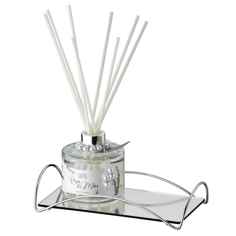 Bandeja Multiuso Hara Bia 11 X 21,5 Cm Cor:cromada - 2