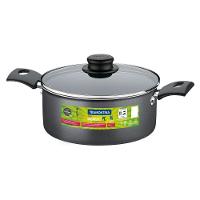 Panela Caçarola Antiaderente Com Tampa De Vidro 20 Cm 2,8l Turim Grafite Tramontina - 3