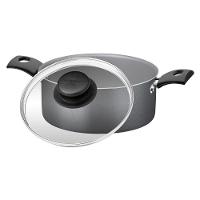 Panela Caçarola Antiaderente Com Tampa De Vidro 20 Cm 2,8l Turim Grafite Tramontina - 5