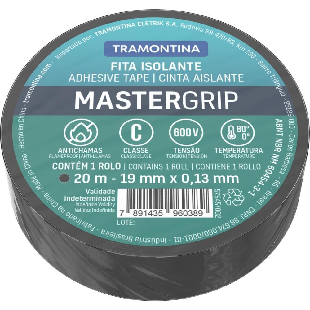 Fita Isolante Classe C 0,13X19 Mm Tramontina Preta 20 M - 1
