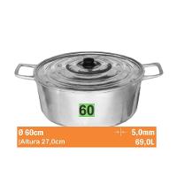 Cacarola Aluminio Batido Nr 60 Aluminio Jalice 1-01-60 - 2