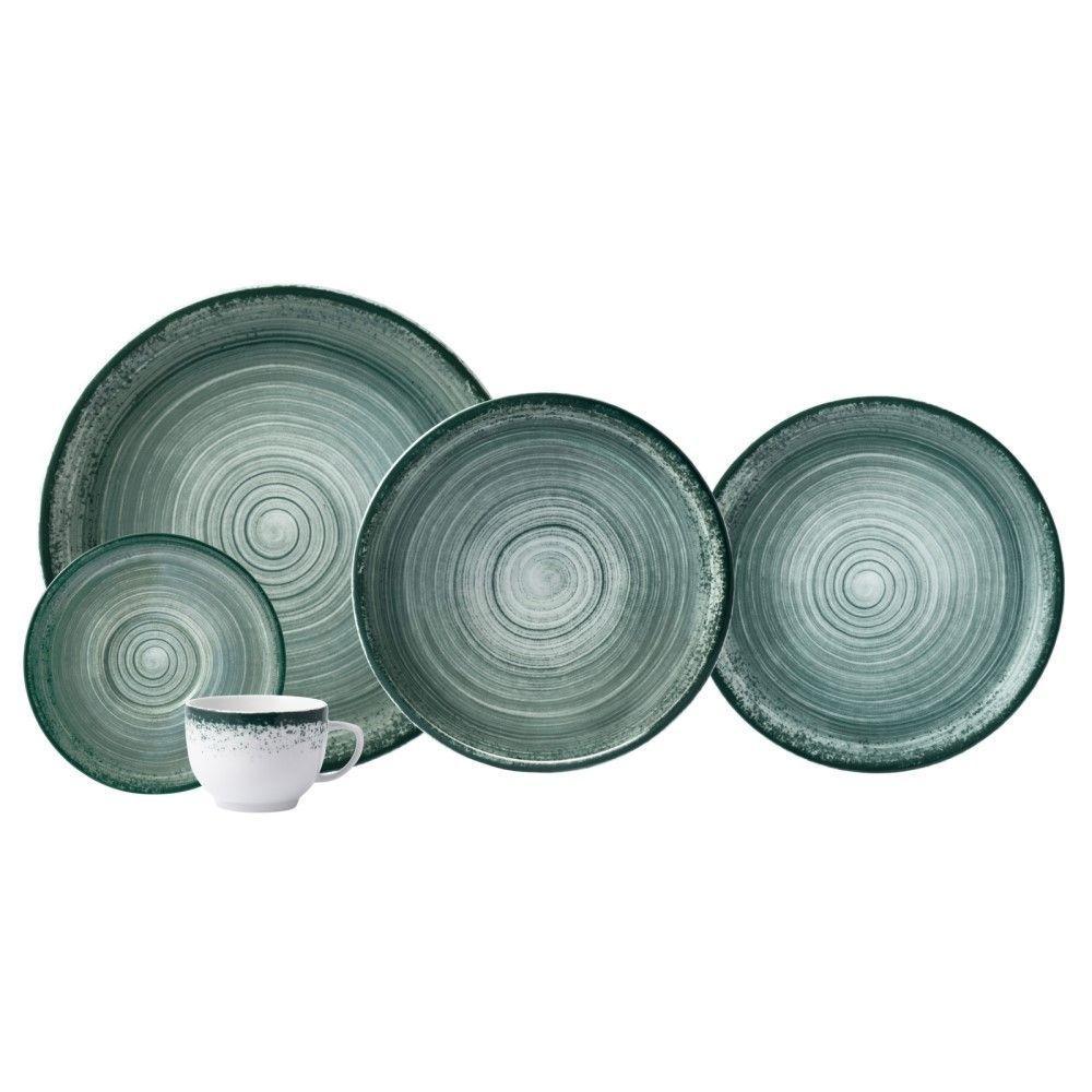 Aparelho De Jantar 30 Peças Esfera Verde Schmidt - 1