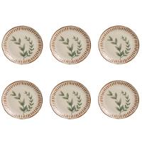 Conjunto De Pratos De Sobremesa 06 Peças Coup Magari Porto Brasil - 1