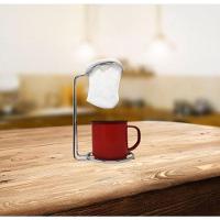 Kit 2 Mini Coador Café Aço Cromado ,Caneca Esmaltada 120Ml - 5