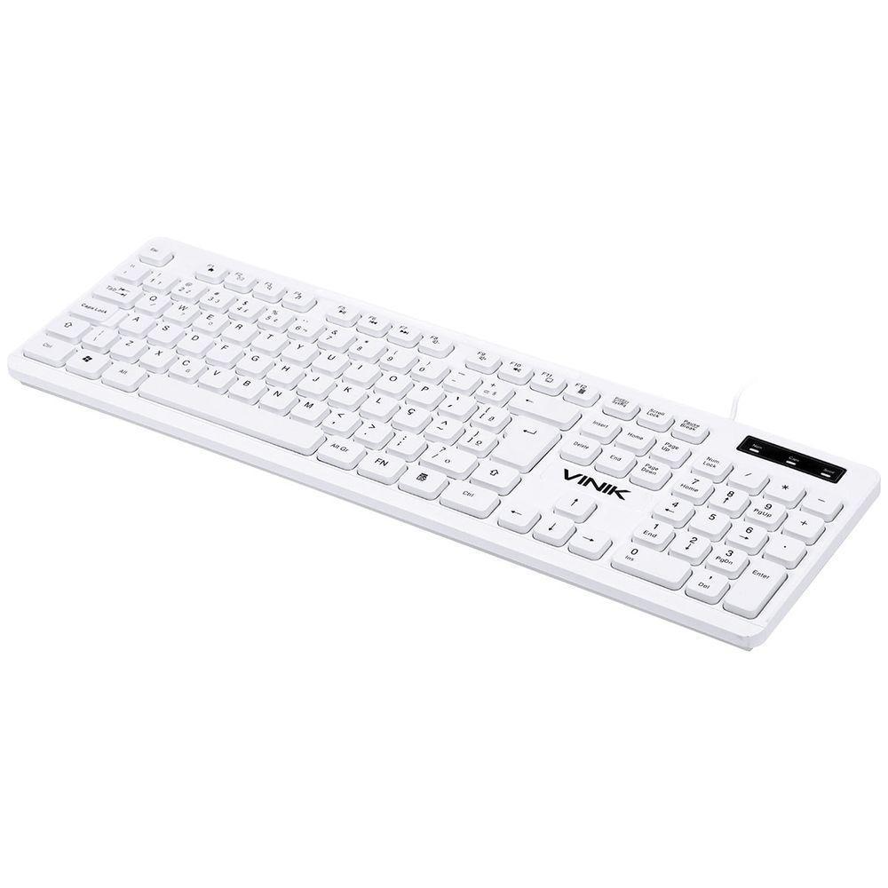 Teclado Chocolate Branco Slim Multimidia 1.8 Metros Usb - Tcb200 - 3