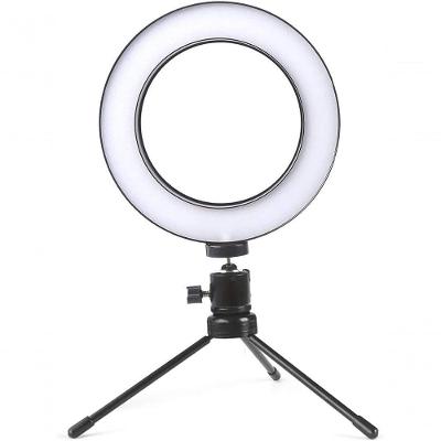 Ring Light 16cm Led Bicolor Dimmer C/tripé Blog Make Up
