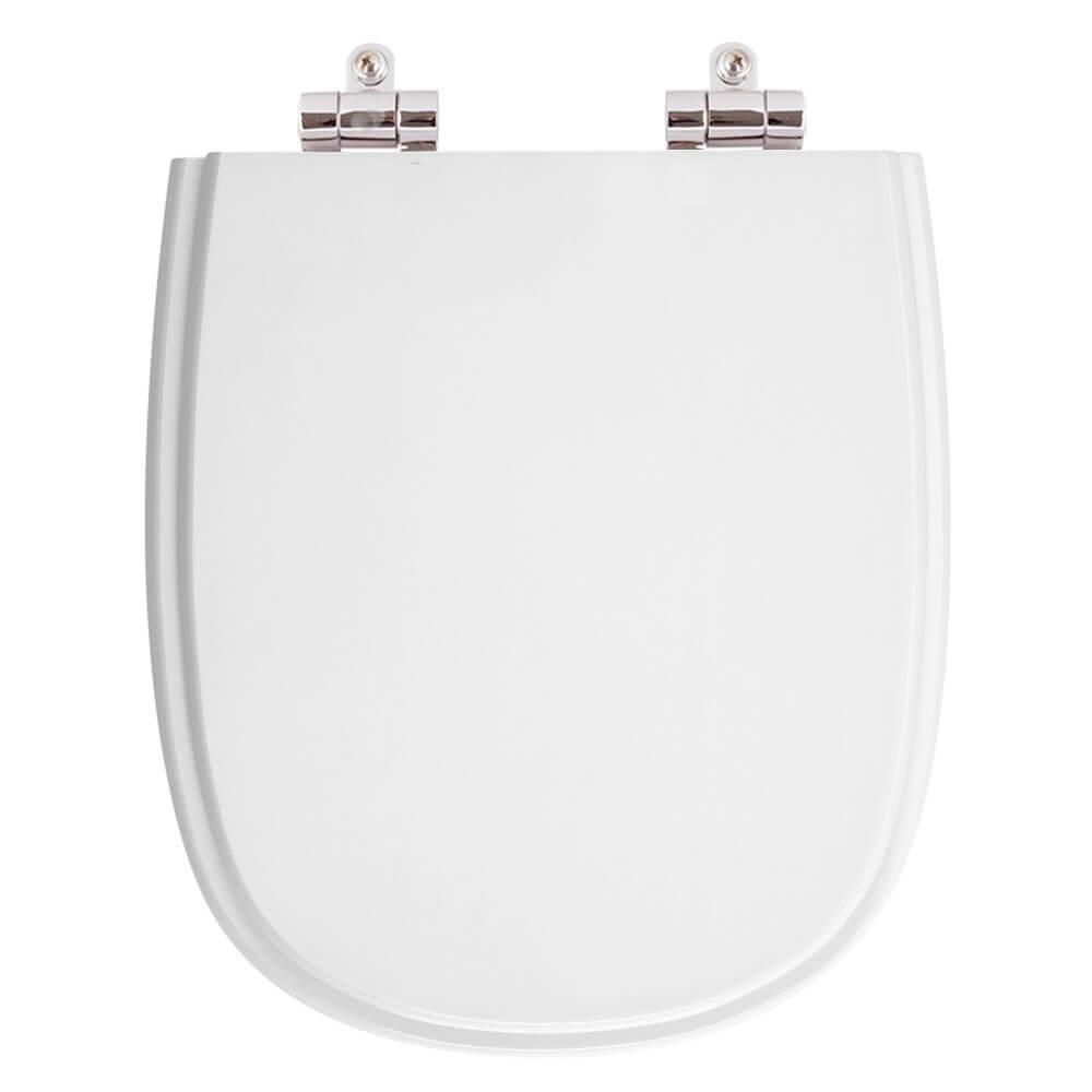 Assento Sanitário Poliester Soft Sabatini Branco Vaso Icasa - 1