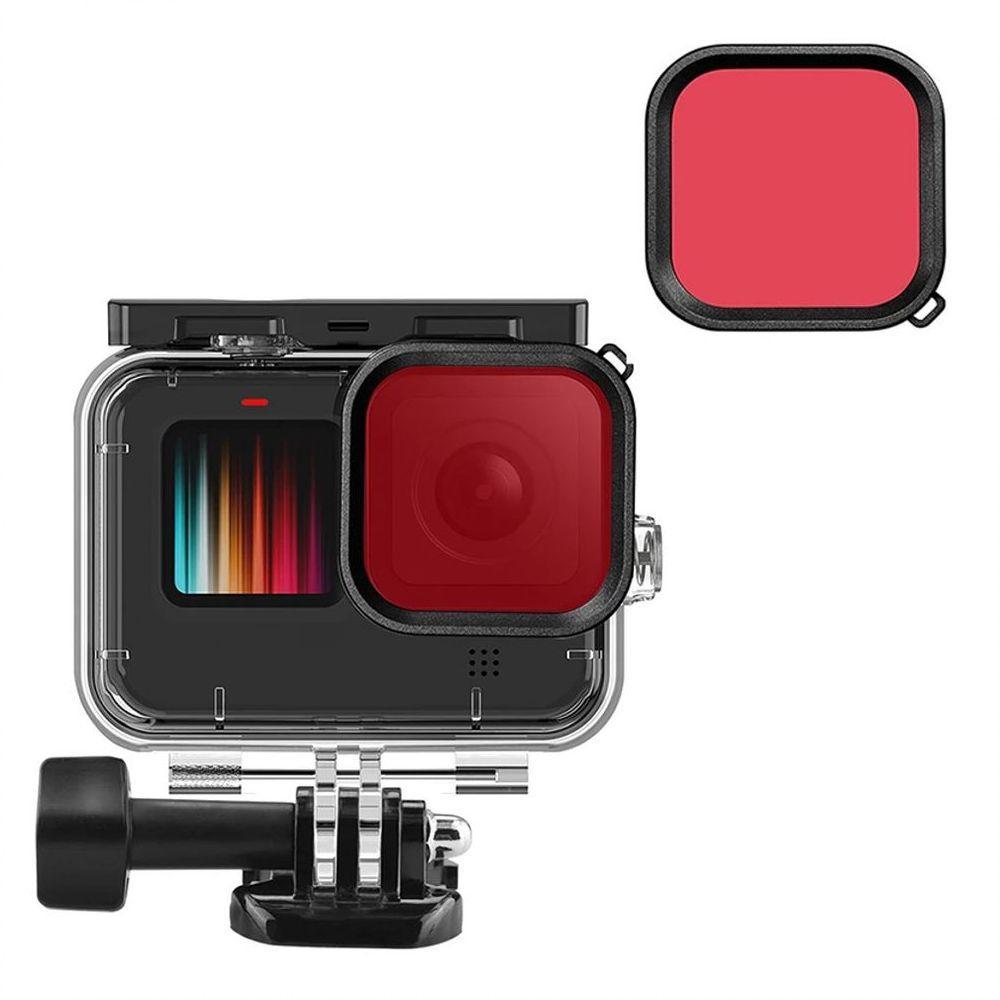 Filtro Mergulho Vermelho para GoPro 9, 10 e 11 Black - 1