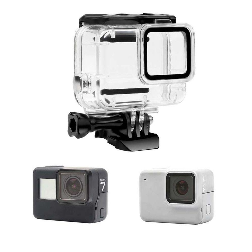 Caixa Estanque Fechada Sem Remoção Lente GoPro 7 White e Silver - 6