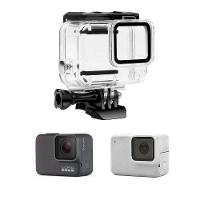 Caixa Estanque Fechada Sem Remoção Lente GoPro 7 White e Silver - 1