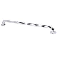 Alça Barra Apoio Kit 2 Uni Inox Cromado 70cm Suporte Gestante Criança Idoso Anti Queda Resistente