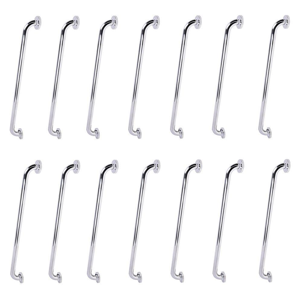 Alça De Apoio Barra 70cm Inox Suporte Kit 14 Unidades Idoso Deficiente Box Banheiro Corrimao - 1