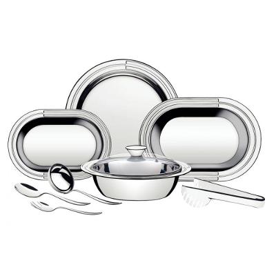 Kit para Servir Ciclo em Aço Inox 8 Peças Tramontina