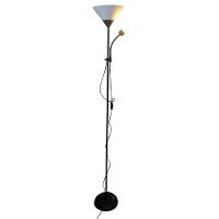 Luminária Abajur Chão Duo Floor Pedestal Articulada Metal Lustre Coluna 1,72m - 11