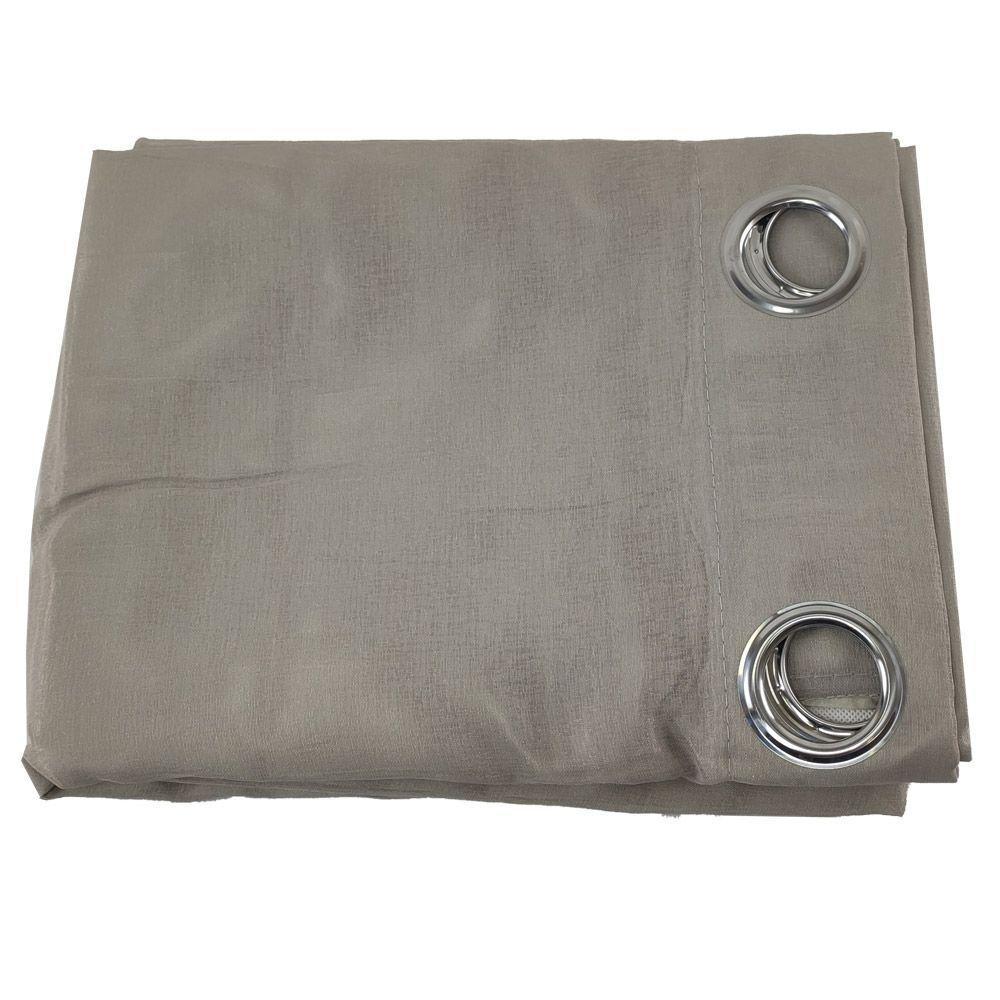 Cortina Dupla Camada 1.40X2.60M 8 Furos 1 Folha Janela Porta Quarto Sala Casa - 5