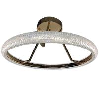 Lustre 3 Em 1 Luminaria Anel Arco Perfil Led Infinito Sala De Jantar Quarto Ambiente Moderno - 5