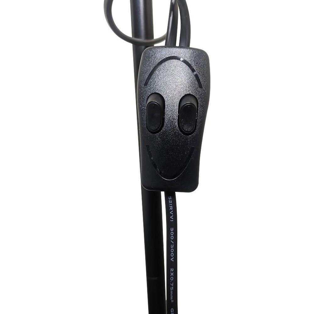 Luminária Abajur Chão Duo Floor Pedestal Articulada Lustre Decoraçao Iluminaçao - 4