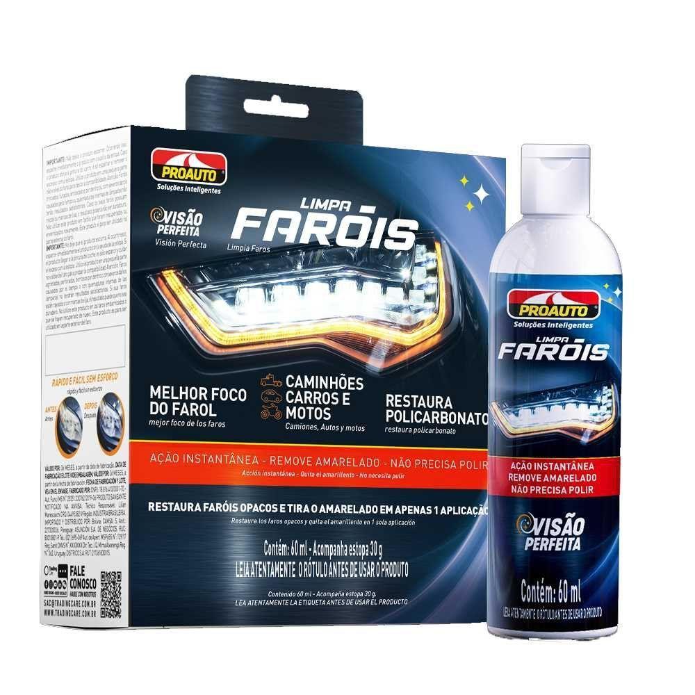 Limpa Farol Visao Perfeita 60ml - Proauto Sem Variação único - 1
