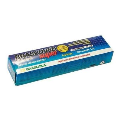 Silicone Brascoved Super Transparente 50g Cartucho Sem Variação único