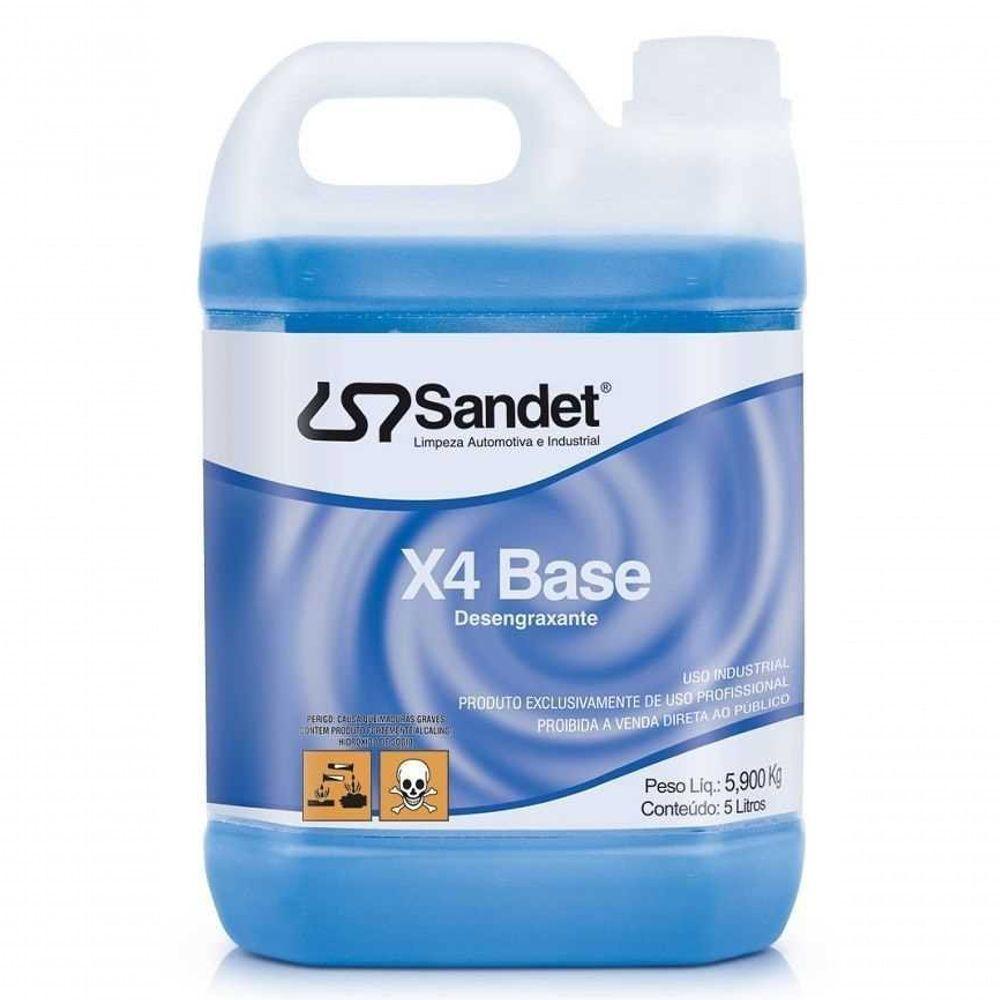Desengraxante X4 Base 5l - Sandet Sem Variação único - 1