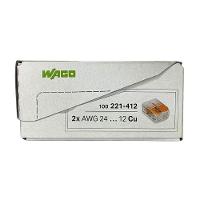 Conector Emenda 2 Cond - Caixa Com 100 Peças Transparentes Wago - 3