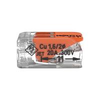 Conector Emenda 2 Cond - Caixa Com 100 Peças Transparentes Wago