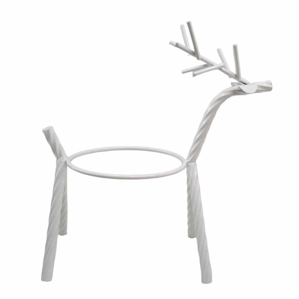 Luminaria Abajur Cervo Rustica Rena Decoraçao Mesa Natal Iluminaçao Sala Quarto Recepçao - 3