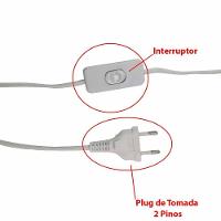 Luminaria Abajur Cervo Rustica Rena Decoraçao Mesa Natal Iluminaçao Sala Quarto Recepçao - 5