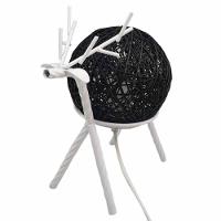 Luminaria Abajur Cervo Rustica Rena Decoraçao Mesa Natal Iluminaçao Sala Quarto Recepçao - 8