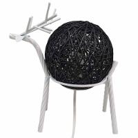 Luminaria Abajur Cervo Rustica Rena Decoraçao Mesa Natal Iluminaçao Sala Quarto Recepçao - 9