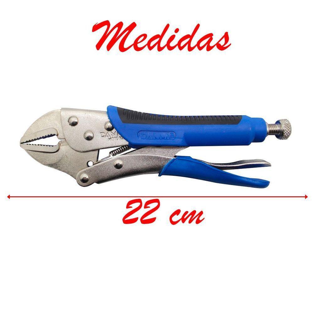 Alicate De Pressão Cabo Emborrachado 10 Polegadas Danmi® - 2