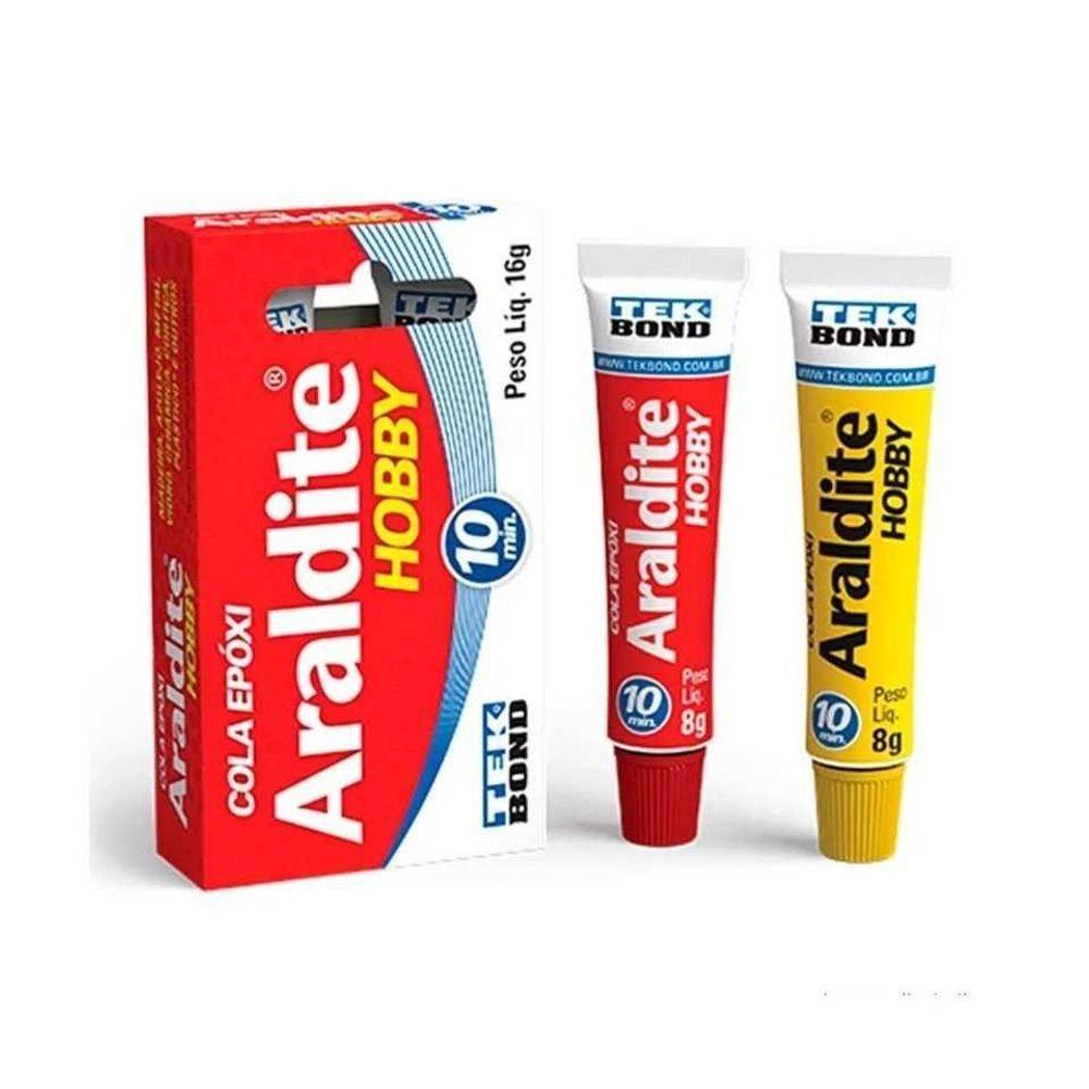 Cola Epoxi Araldite Hobby 16g - Tekbond Sem Variação único - 1